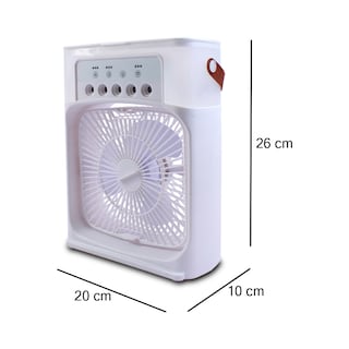 Foto 4 | Ventilador de Escritorio Playbox Blanco con Pulverización de Agua