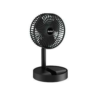 Foto 1 | Ventilador de Escritorio Dosyu Negro Plegable Recargable