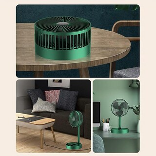 Foto 5 | Ventilador de Escritorio Dosyu Recargable Verde