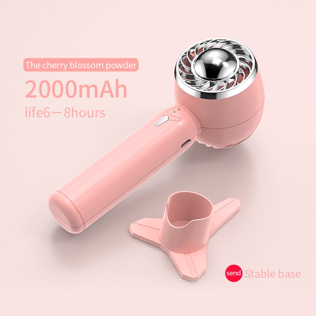 Foto 2 | Ventilador de Mano Portátil con Refrigeración Recargable por Usb - Venta Internacional