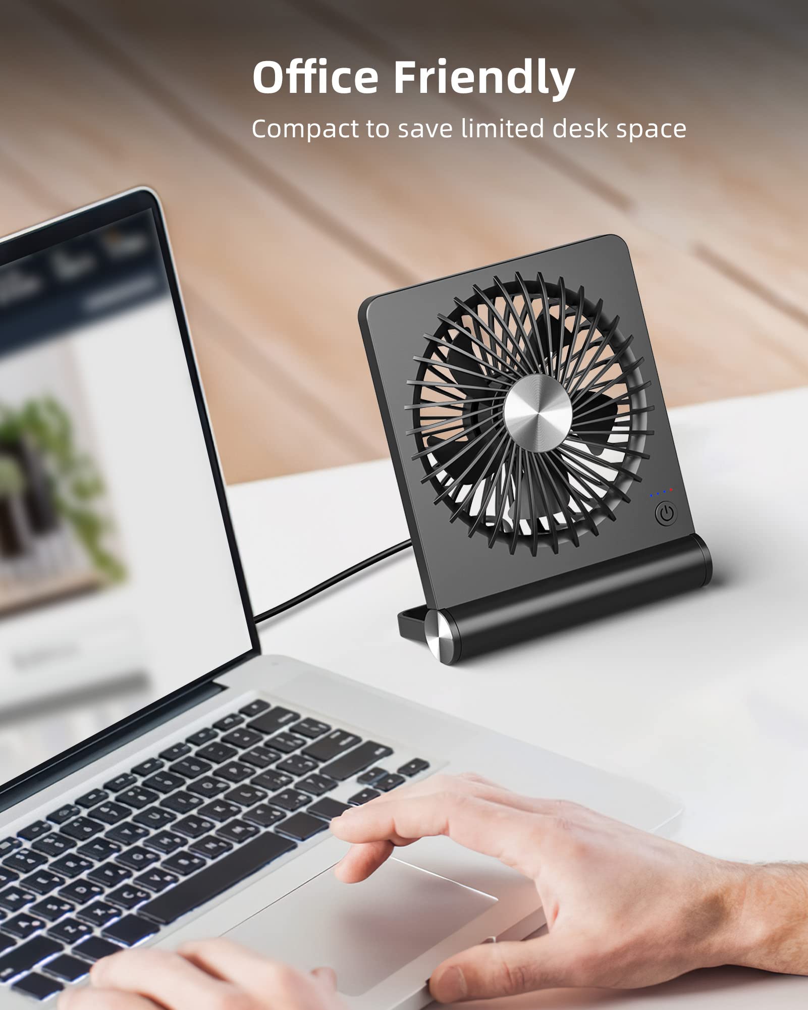 Foto 3 | Ventilador Usb Koonie Strong Wind Ultrasilencioso - Venta Internacional