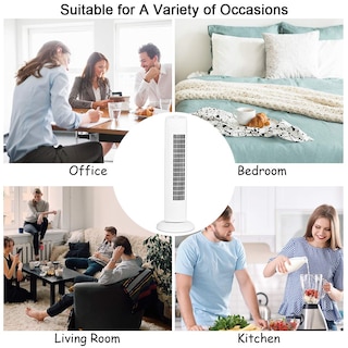 Foto 4 | Ventilador Tipo Torre Costway Oscilante Blanco - Venta Internacional