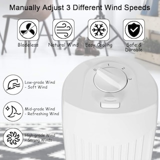 Foto 6 | Ventilador Tipo Torre Costway Oscilante Blanco - Venta Internacional