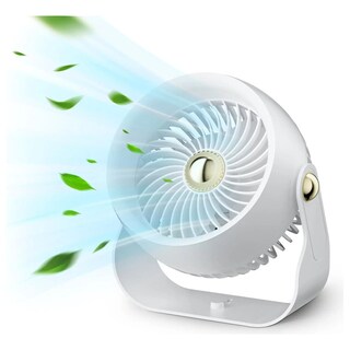 Foto 1 | Ventilador Recargable Batería de 6000 mAh 4 Velocidades con Temporizador - Venta Internacional