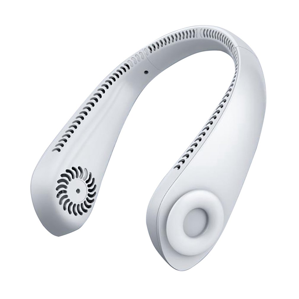 Ventilador para Cuello Recargable por Usb Blanco - Venta Internacional
