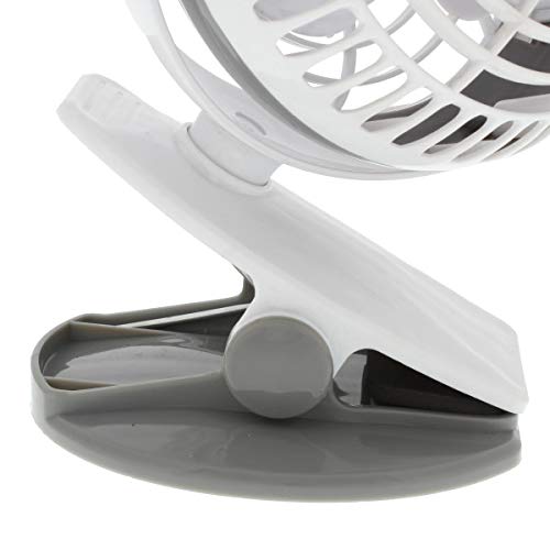 Foto 4 pulgar | Ventilador de Escritorio o Clip Comfort Zone de Doble Base con USB y Batería de 10 cm