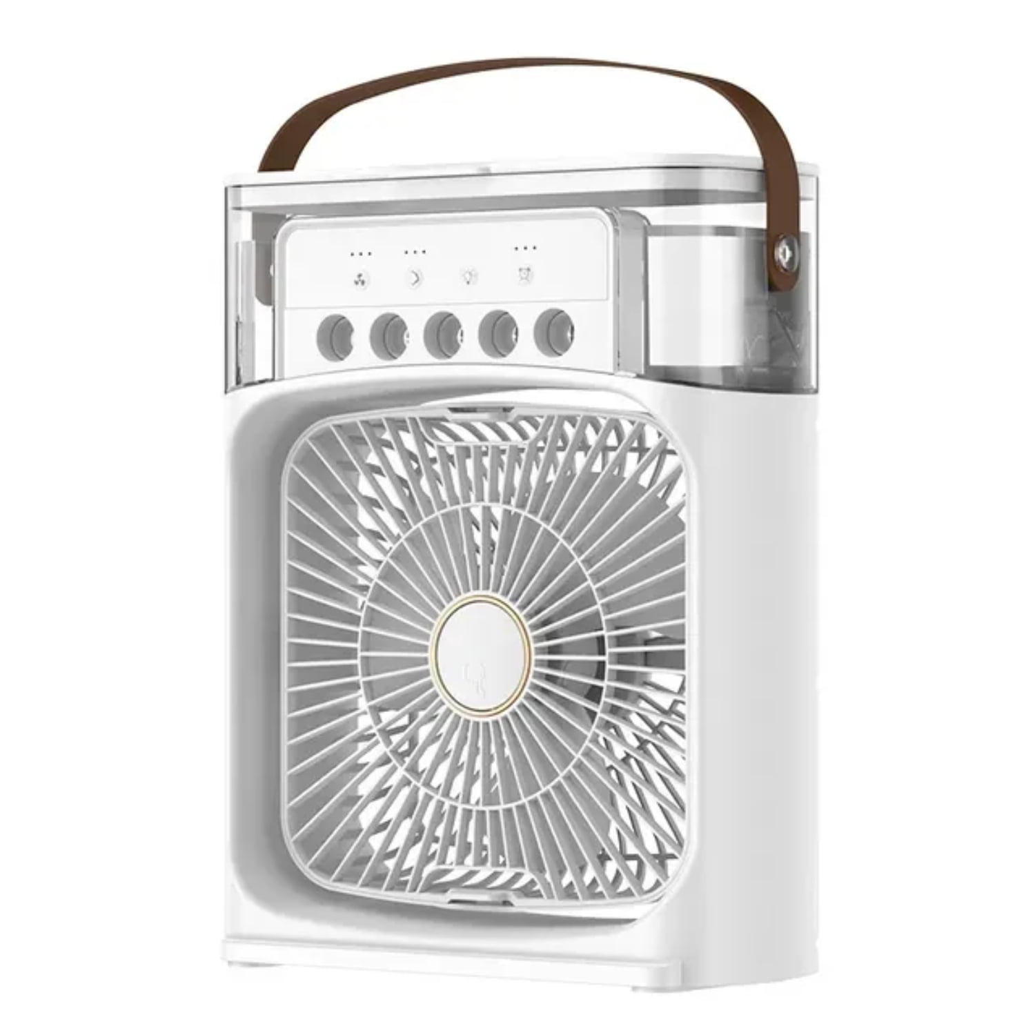 Foto 6 | Ventilador y Humidificador Portátil de 600 ml con 5 Boquillas - Venta Internacional