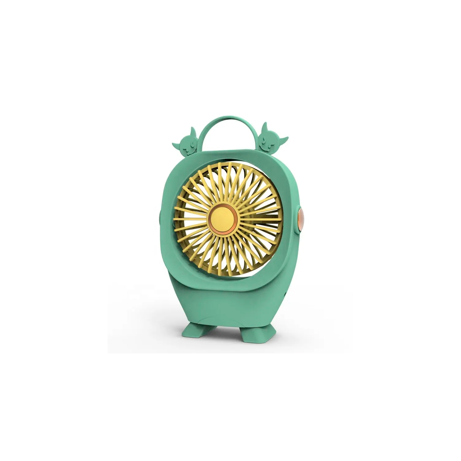 Ventilador Portátil Recargable USB Verde - Venta Internacional