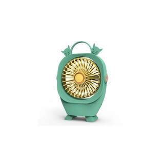 Foto 1 | Ventilador Portátil Recargable USB Verde - Venta Internacional