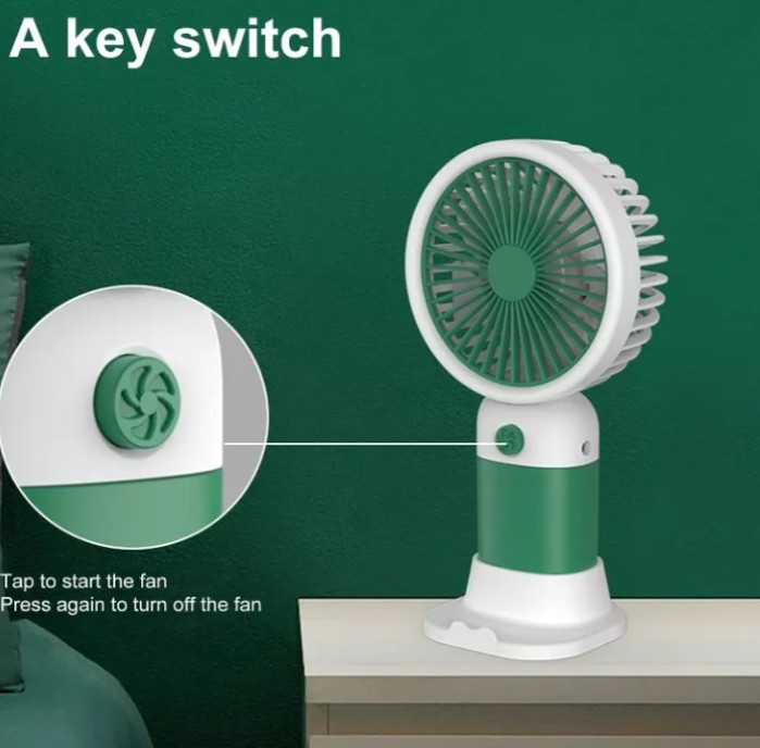 Foto 2 | Miniventilador de Escritorio Usb De 250 Mah con Diseño De Frutas - Venta Internacional