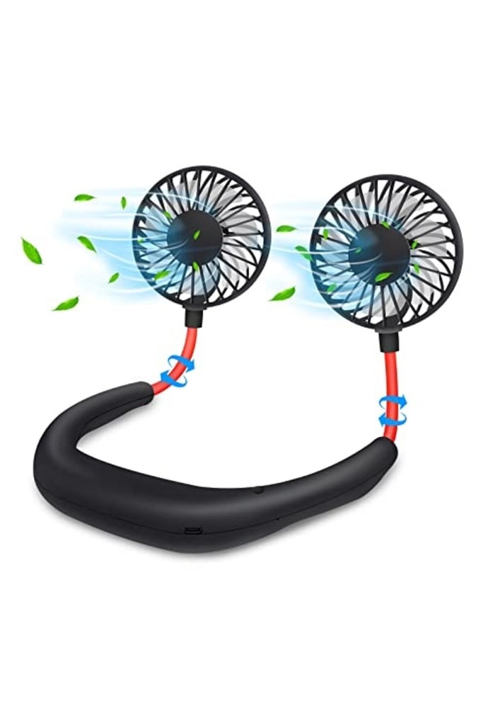 Foto 3 pulgar | Ventilador de Cuello Recargable Portátil con Rotación de 360 Grados - Venta Internacional