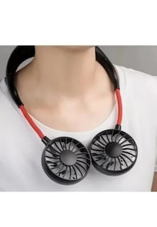 Foto 3 | Ventilador de Cuello Recargable Portátil con Rotación de 360 Grados - Venta Internacional