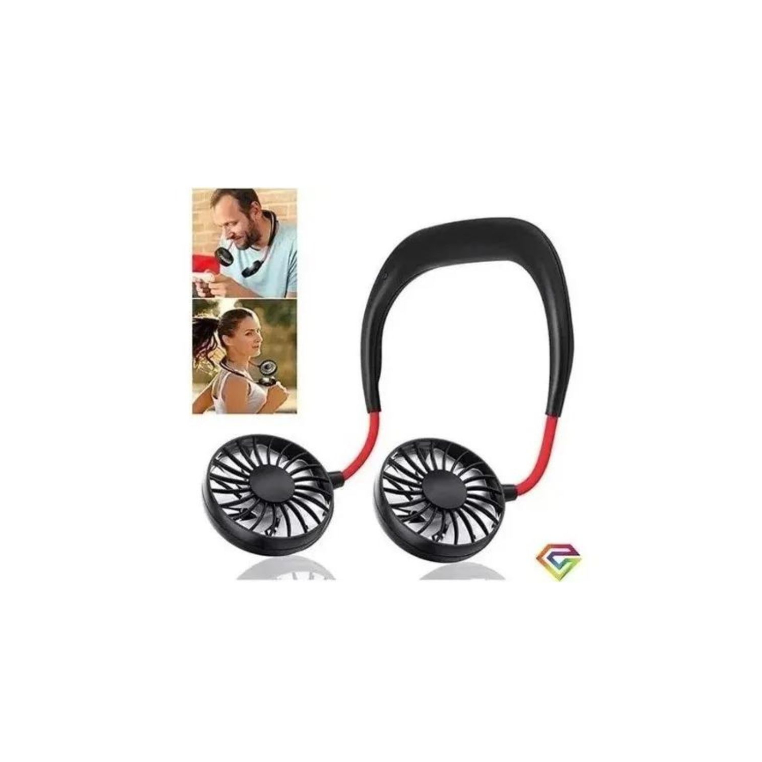 Foto 2 pulgar | Ventilador de Cuello Recargable Portátil De Manos Libres - Venta Internacional