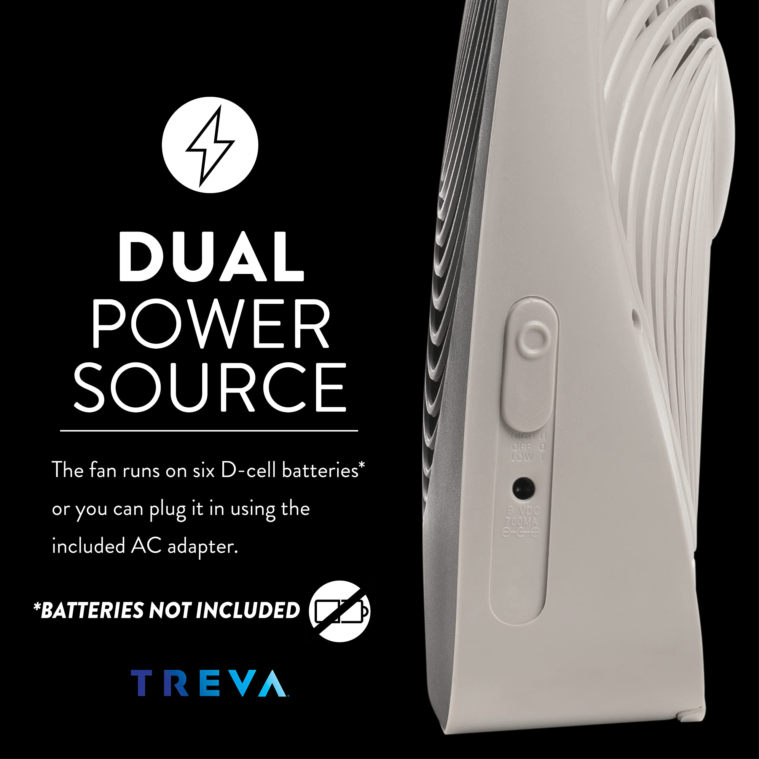 Foto 4 | Cooler Portátil Fan O2cool Treva con Batería y Puerto Usb - Venta Internacional