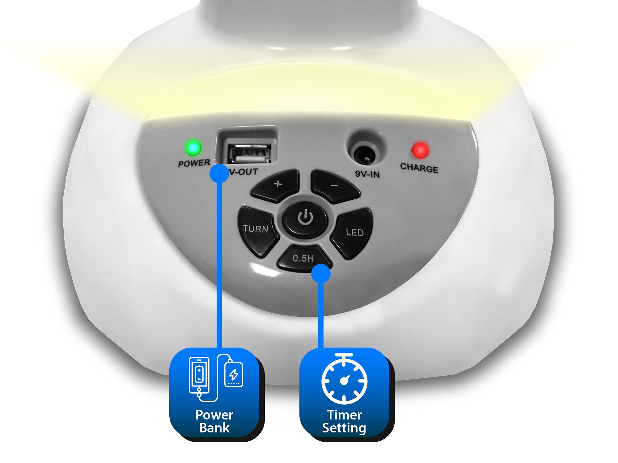 Foto 6 | Ventilador de Sobremesa Technical Pro Portátil Recargable- Venta Internacional
