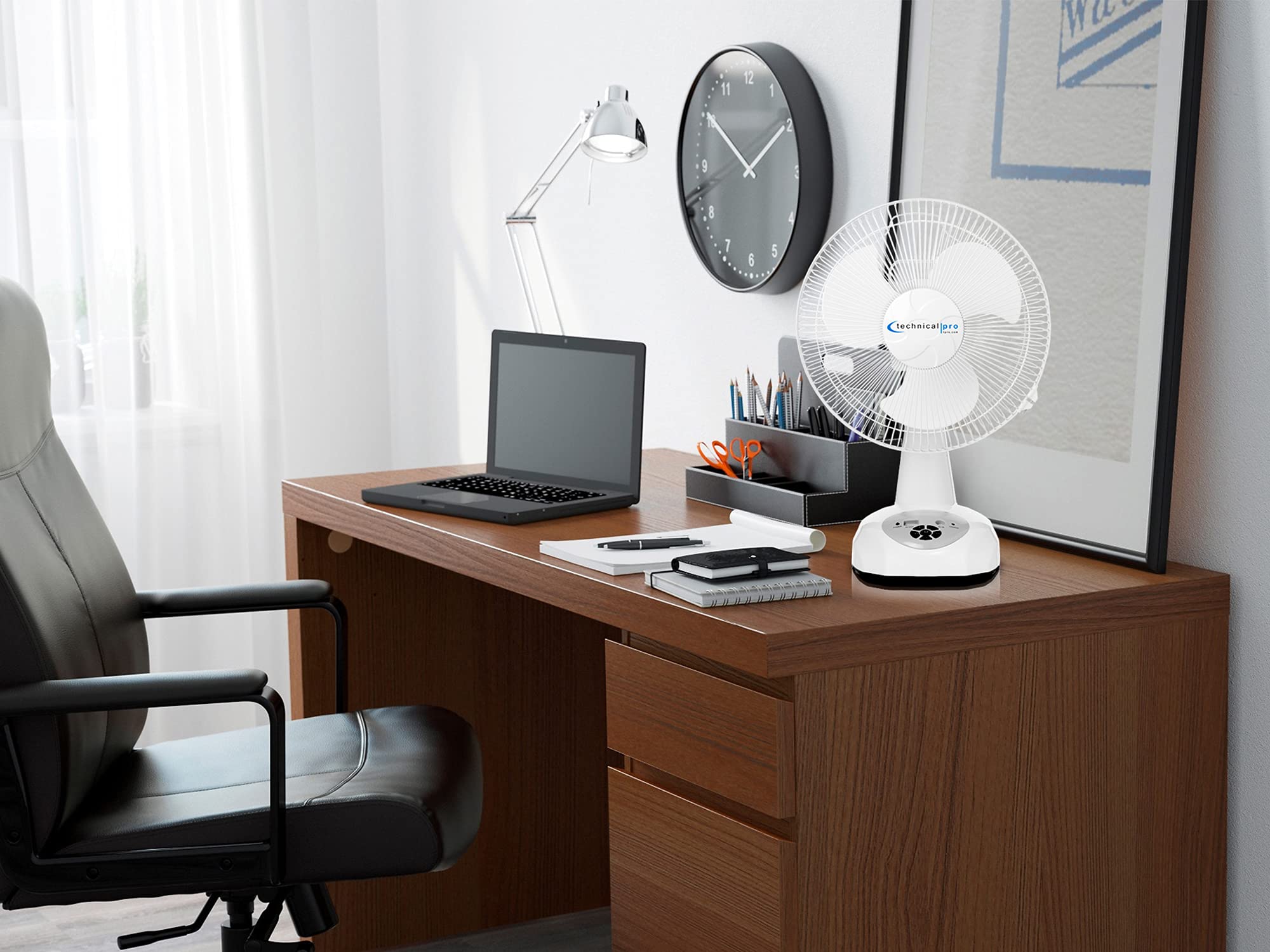 Foto 7 | Ventilador de Sobremesa Technical Pro Portátil Recargable- Venta Internacional