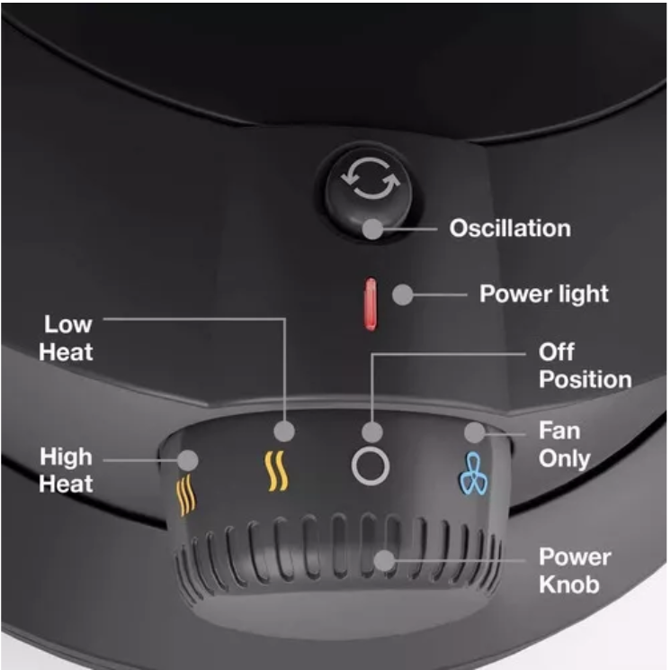 Foto 4 pulgar | Calefactor Y Ventilador Honeywell Hhf540 Turbo Force Reacondicionado