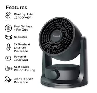 Foto 4 | Calefactor Y Ventilador Honeywell Hhf540 Turbo Force Reacondicionado