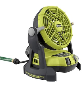 Foto 1 | Ventilador Nebulizador Ryobi, 18 V, One, 2 Velocidades, Con Tapa De Cubo (solo Herramienta) - Venta Internacional.