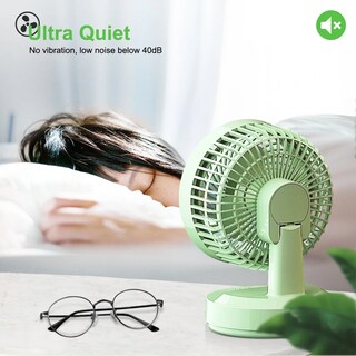 Foto 6 | Ventilador Recargable Verde-Venta Internacional