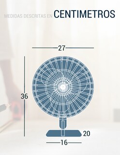 Foto 7 | Ventilador De Escritorio O50 Roosevelt Outdoors Blanco