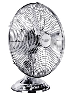 Foto 2 | Ventilador de Mesa Oscilatorio Plateado 12'' Roosevelt Outdoors O42