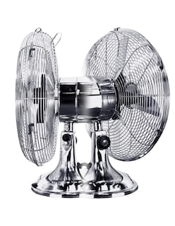 Foto 4 | Ventilador de Mesa Oscilatorio Plateado 12'' Roosevelt Outdoors O42