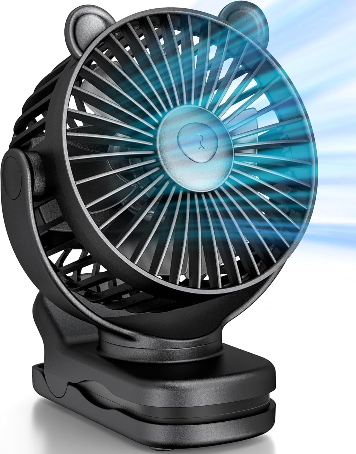 Foto 2 pulgar | Ventilador Con Clip Kidee, Batería Recargable De 2000 Mah, 3 Velocidades De Viento - Venta Internacional.