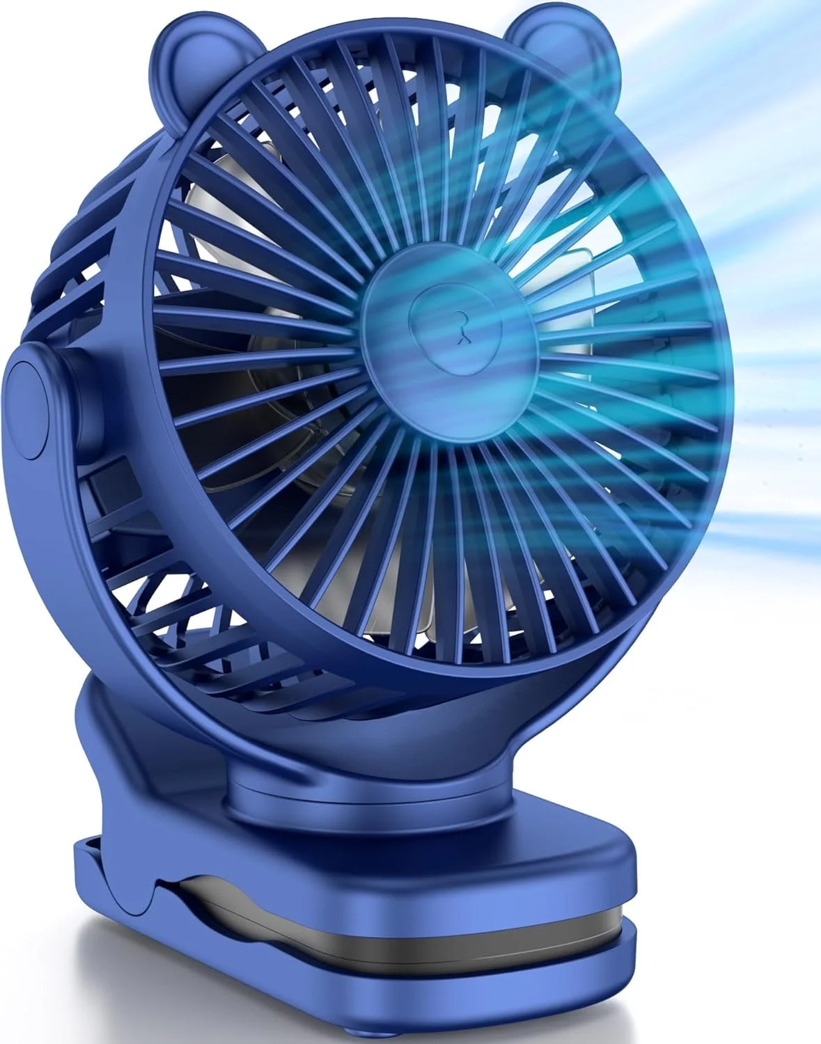 Ventilador Con Clip Kidee, Batería Recargable De 2000 Mah, 3 Velocidades De Viento - Venta Internacional.