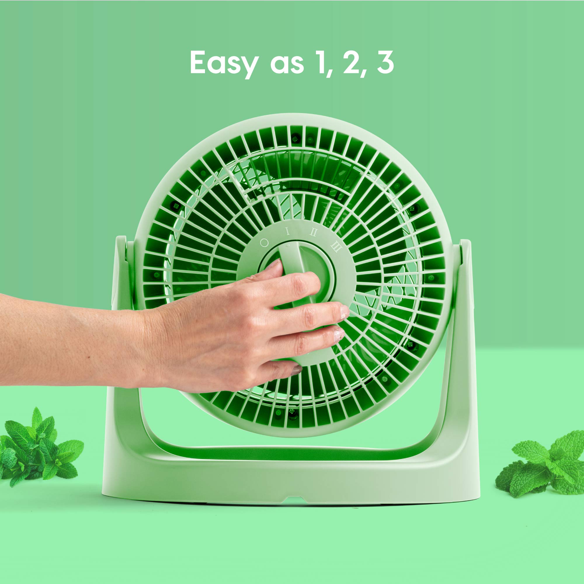 Foto 5 | Ventilador Iris Usa Woozoo 360° color Verde - Venta Internacional