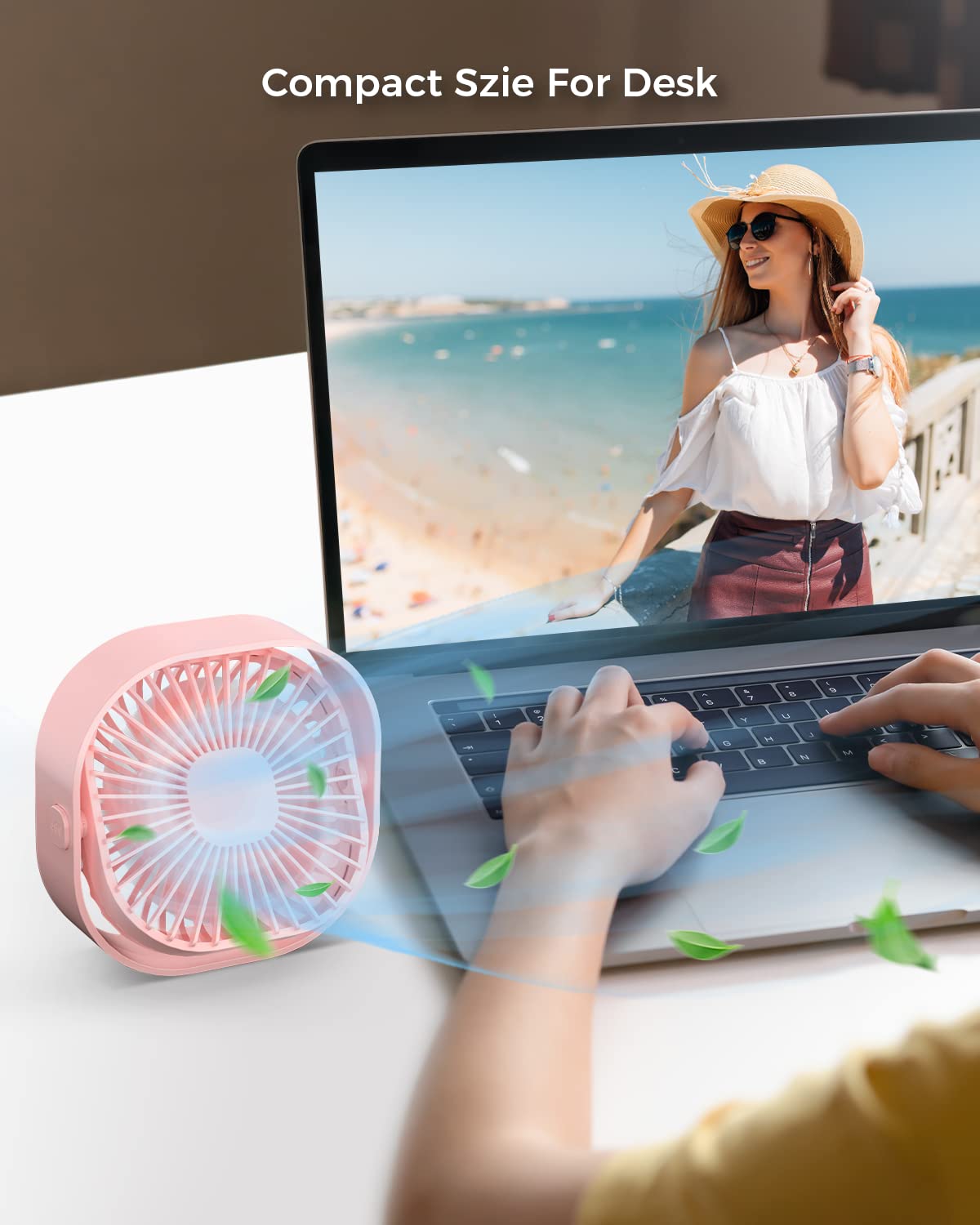 Foto 4 pulgar | Ventilador de Escritorio Rjvw Small Usb de 4 Pulgadas - Venta Internacional