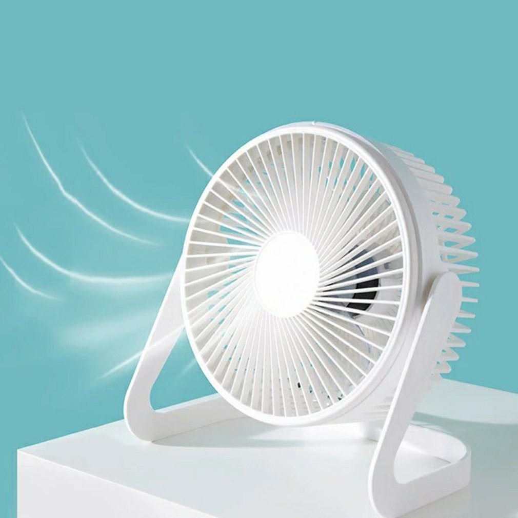 Foto 3 pulgar | Mini Ventilador de Escritorio Generic Portátil 2 Velocidades Blanco - Venta Internacional