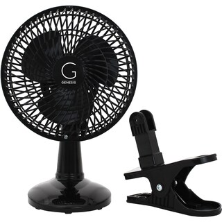 Foto 1 | Ventilador De Mesa Convertible Clip Genesis, 6 Pulgadas, Negro - Venta Internacional.