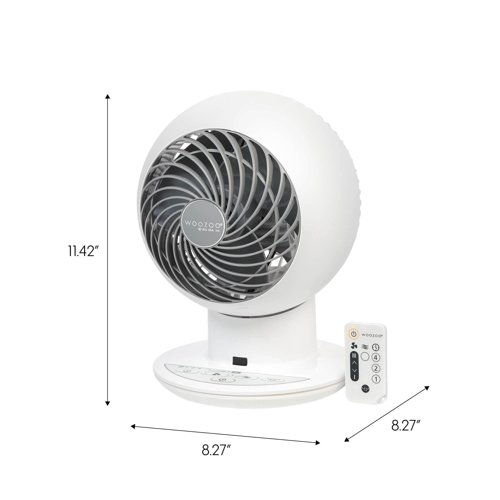 Foto 3 pulgar | Ventilador Iris Usa Woozoo Oscilante Con Mando A Distancia 2023 - Venta Internacional.