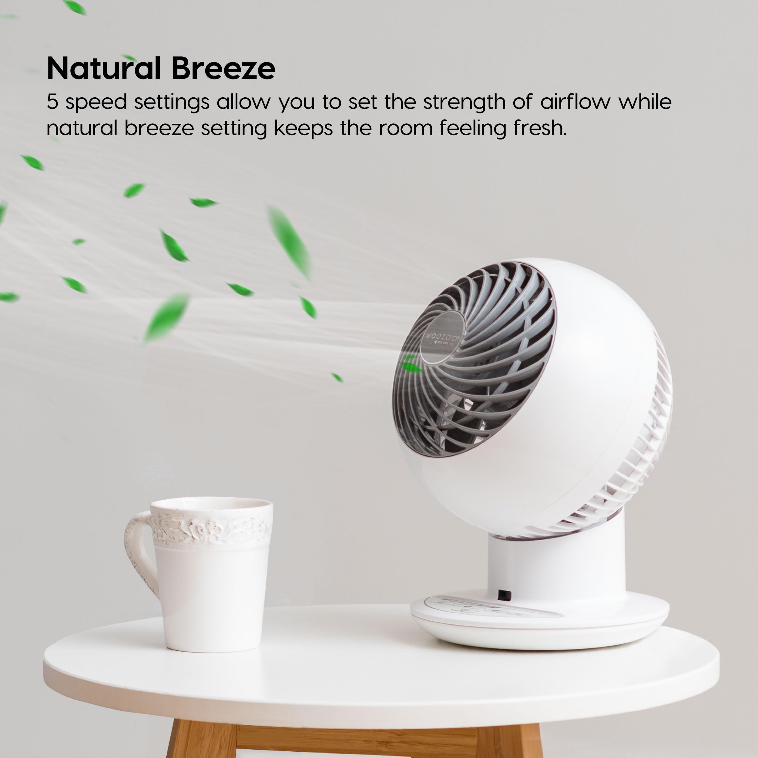 Foto 7 pulgar | Ventilador Iris Usa Woozoo Oscilante Con Mando A Distancia 2023 - Venta Internacional.