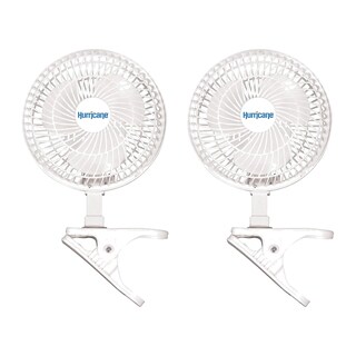 Foto 1 | Ventilador de Escritorio Hurricane Classic 15 cm Blanco 2 Piezas - Venta Internacional