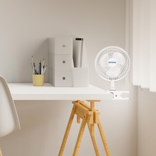 Foto 5 | Ventilador de Escritorio Hurricane Classic 15 cm Blanco 2 Piezas - Venta Internacional