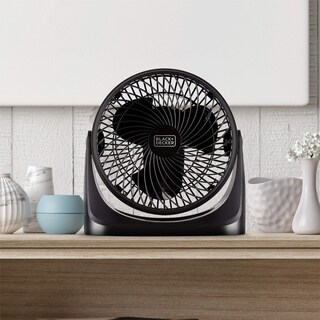 Foto 6 | Ventilador De Escritorio Black+decker Turbo Electric Portable 18 Cm Negro - Venta Internacional.