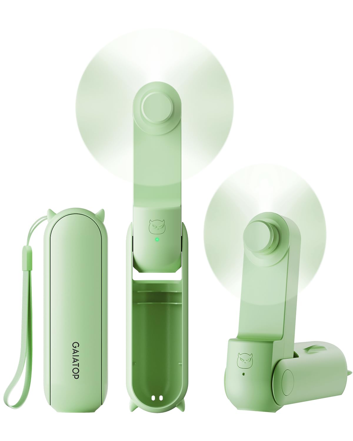 Foto 2 pulgar | Ventilador De Mano Gaiatop Portátil Plegable Con Batería De 2000 Mah - Venta Internacional.