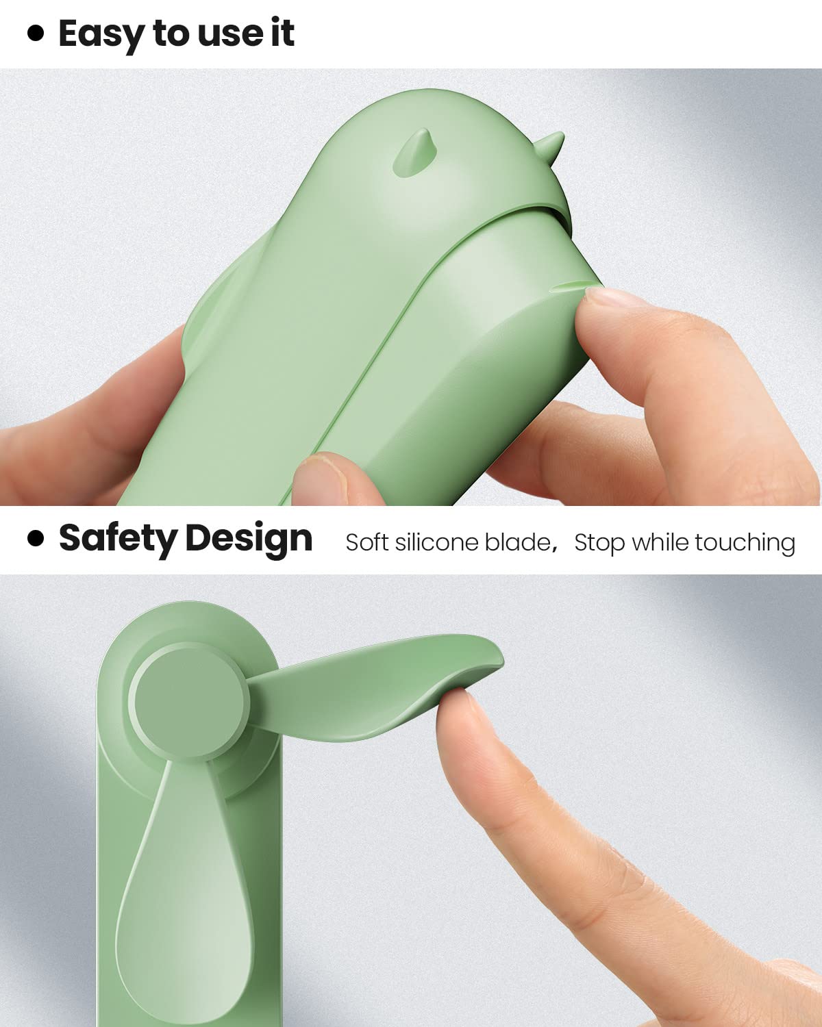 Foto 6 pulgar | Ventilador De Mano Gaiatop Portátil Plegable Con Batería De 2000 Mah - Venta Internacional.