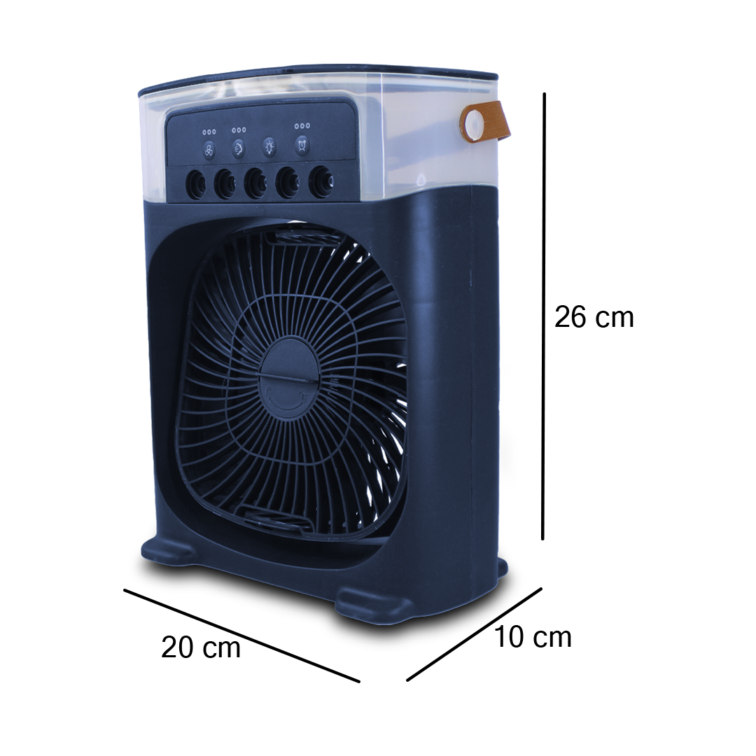 Foto 3 pulgar | Ventilador de Escritorio Playbox con Pulverizacion de Agua Alamábrico Azul