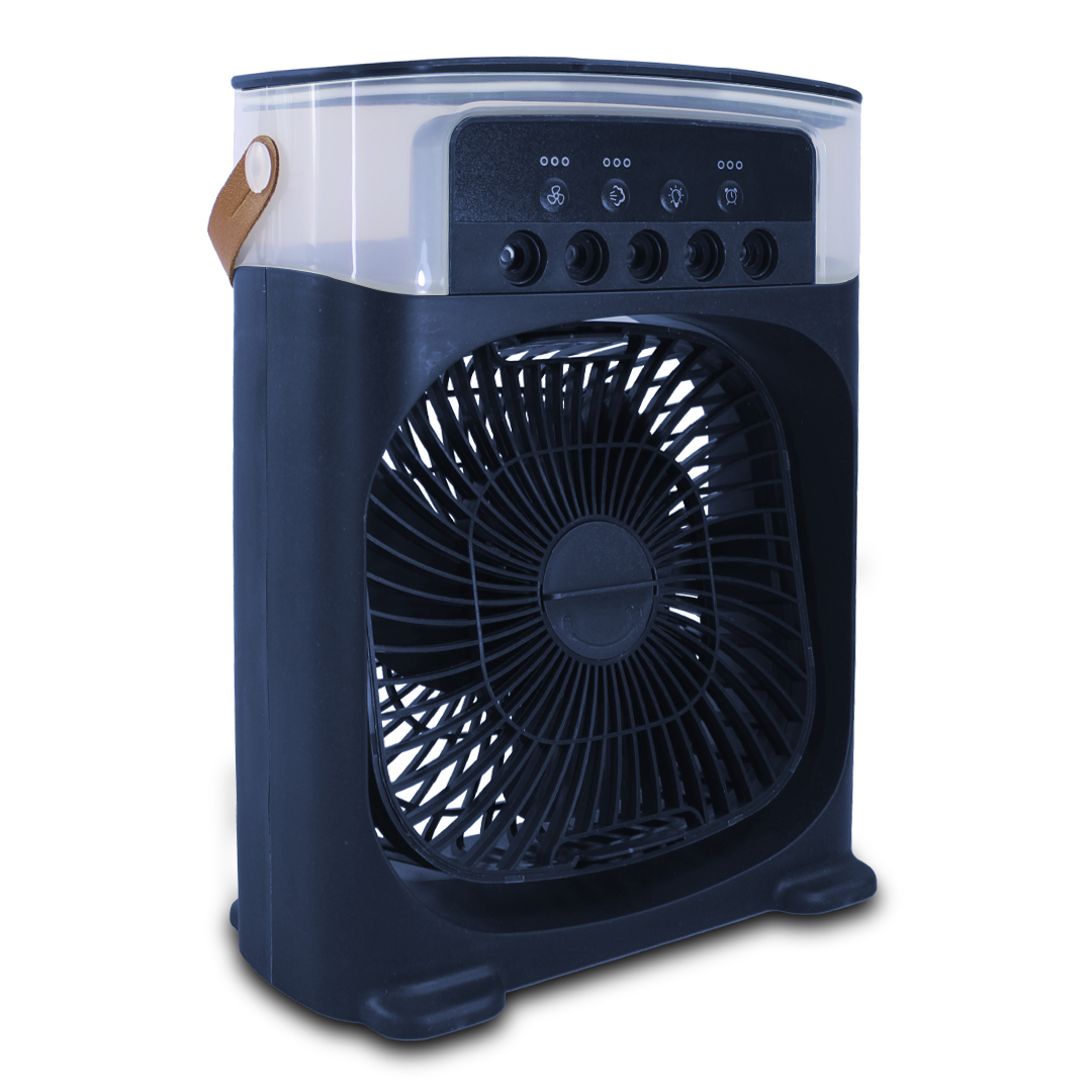 Foto 4 pulgar | Ventilador de Escritorio Playbox con Pulverizacion de Agua Alamábrico Azul