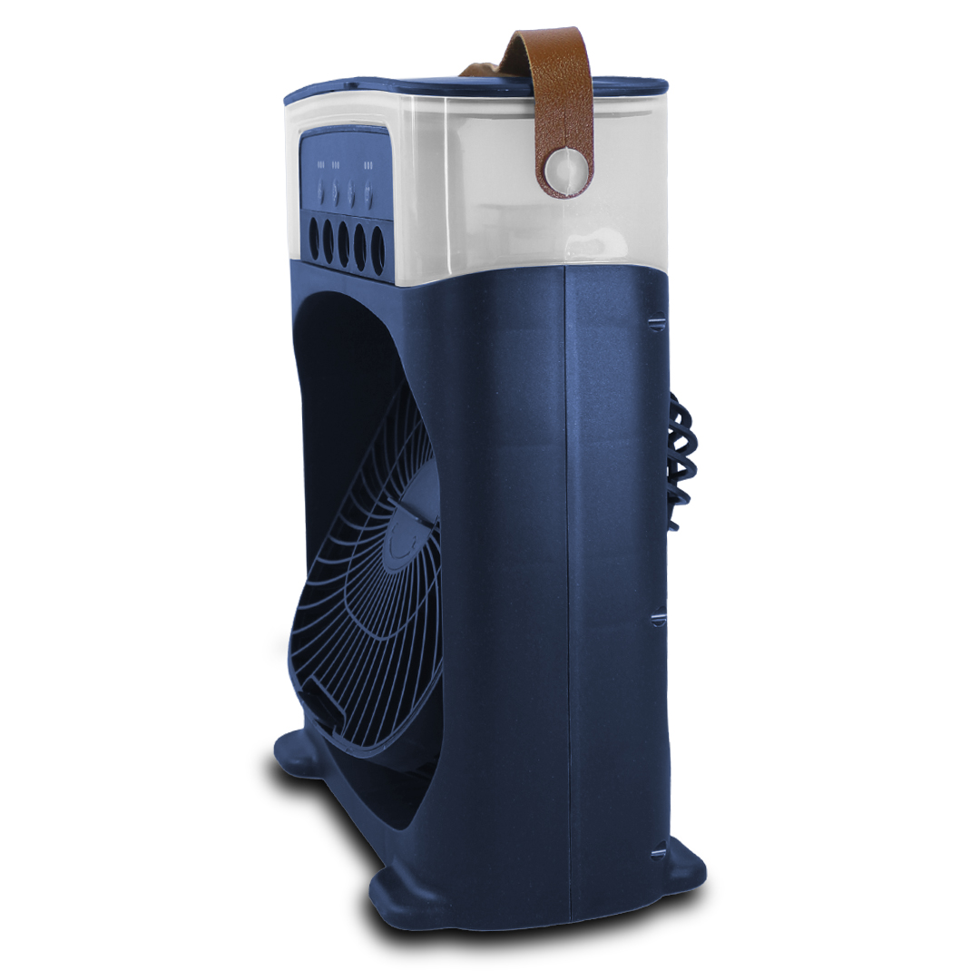 Foto 5 pulgar | Ventilador de Escritorio Playbox con Pulverizacion de Agua Alamábrico Azul