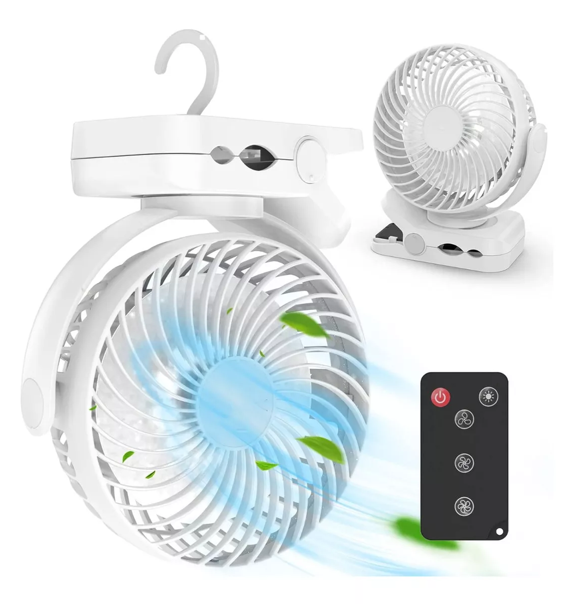 Foto 4 pulgar | Ventilador Pequeño Carga Usb Personal Portátil De 8000 Mah Blanco