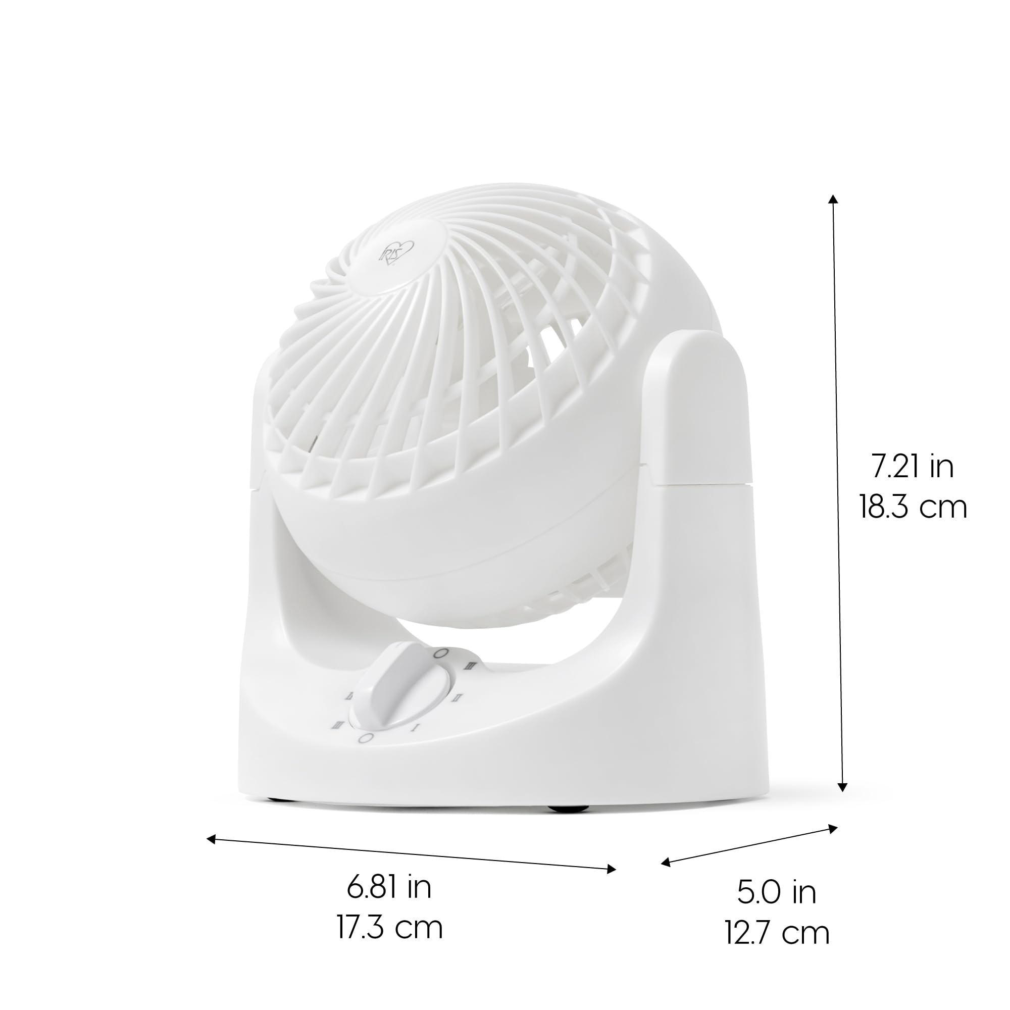 Foto 2 | Ventilador de Escritorio Fan Iris Usa 3 Velocidades 7 Pulgadas Blanco - Venta Internacional
