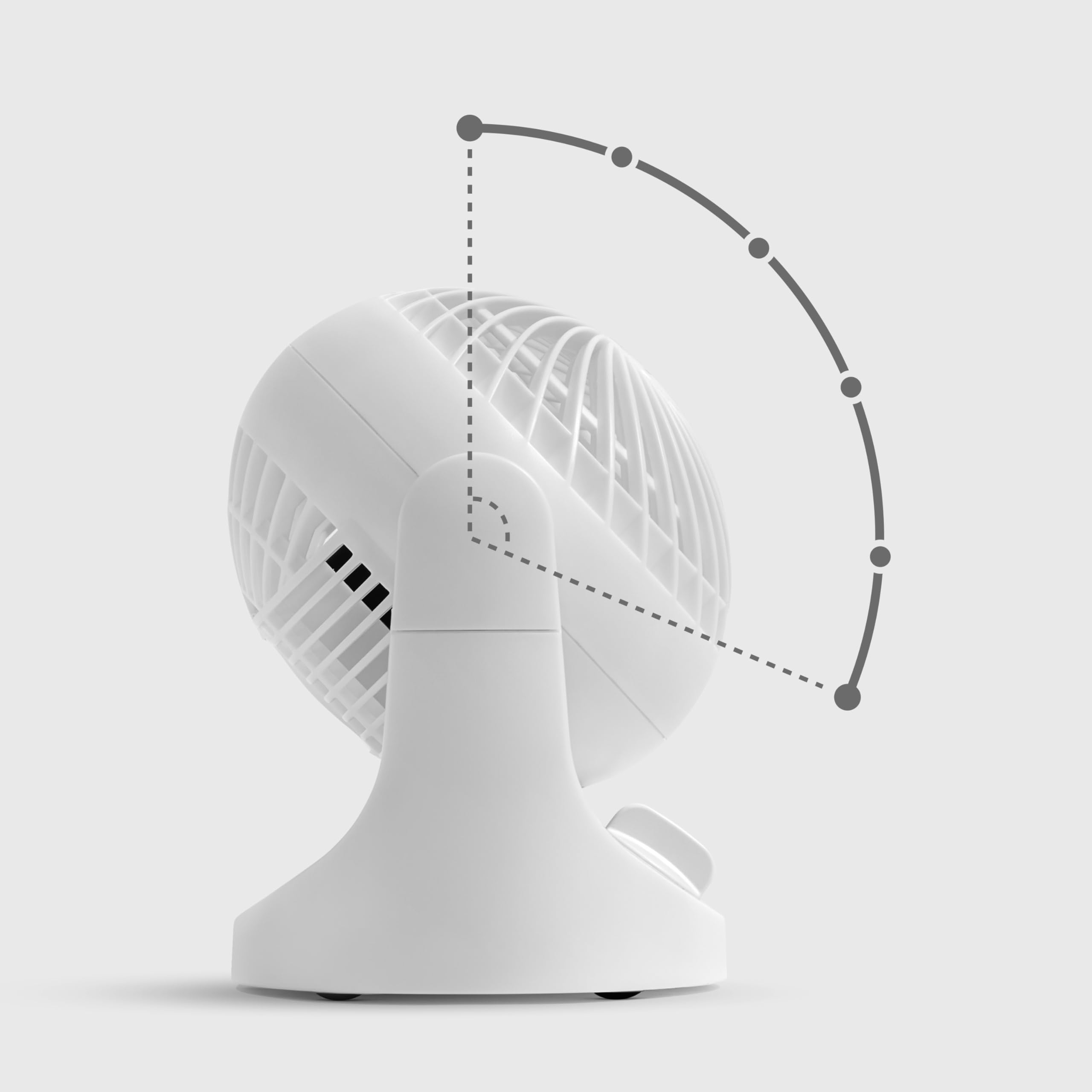 Foto 3 | Ventilador de Escritorio Fan Iris Usa 3 Velocidades 7 Pulgadas Blanco - Venta Internacional