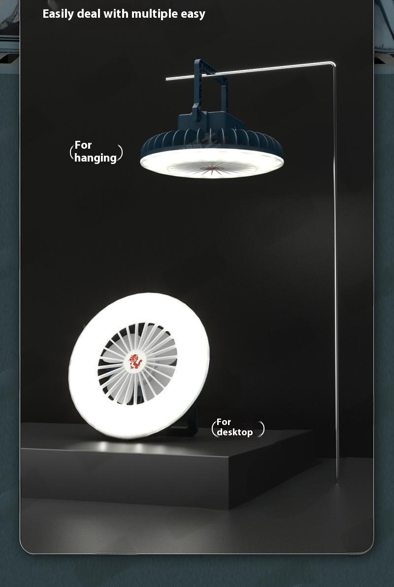 Foto 5 | Ventilador De Camping Led Multifuncional Para Uso Doméstico - Venta Internacional.