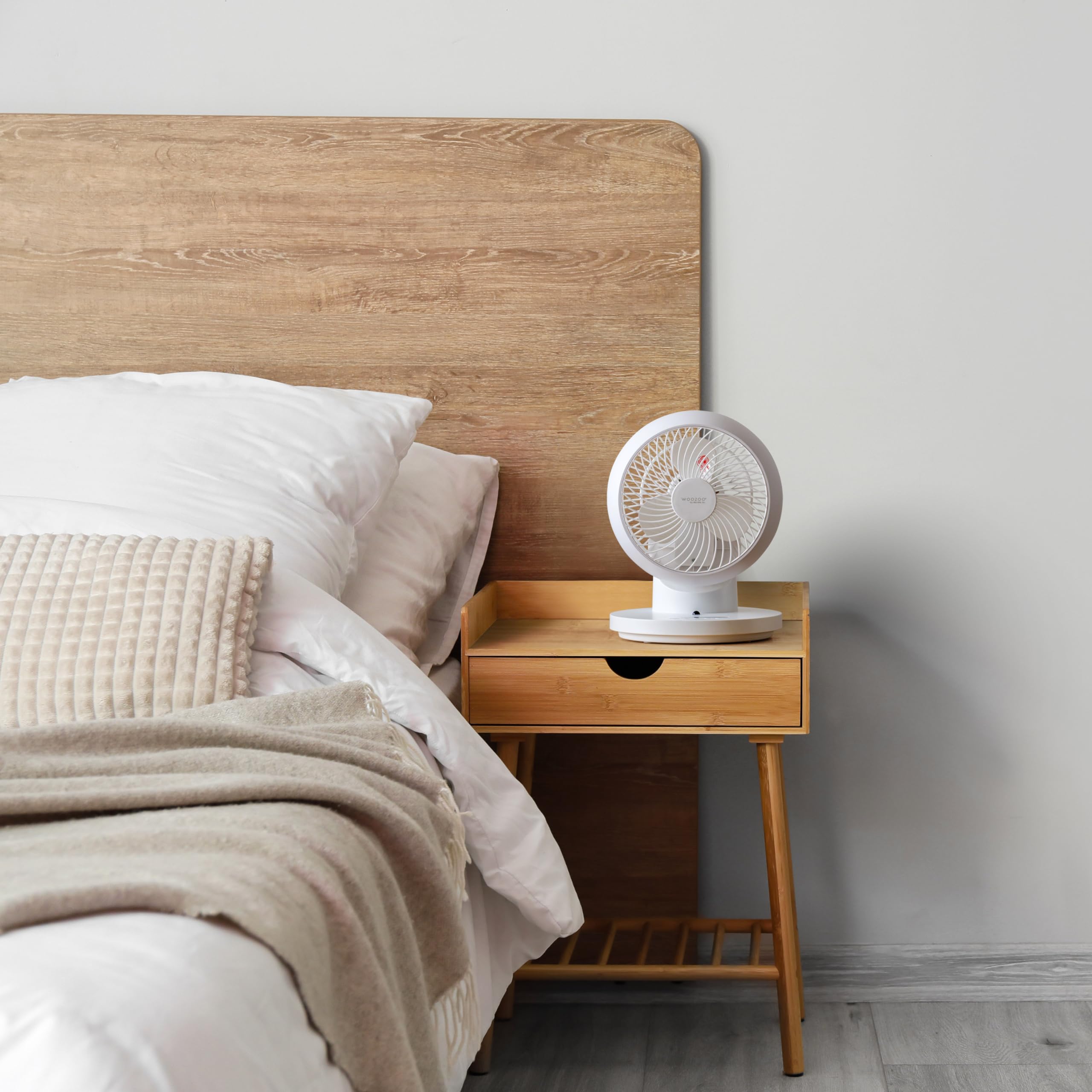 Foto 2 | Ventilador Iris Usa Woozoo 360° con Mando a Distancia 3 Velocidades Blanco - Venta Internacional