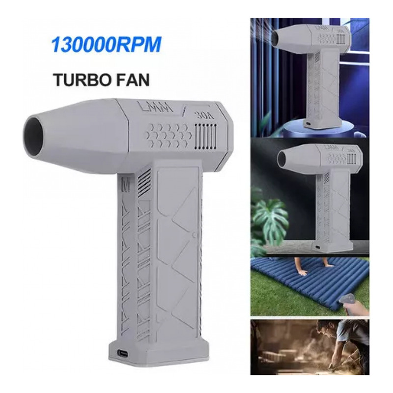 Foto 3 pulgar | Miniventilador Turbo Jet De 130000 Rpm, 200 W, 1 L Con Batería De 3000 Mah - Venta Internacional.
