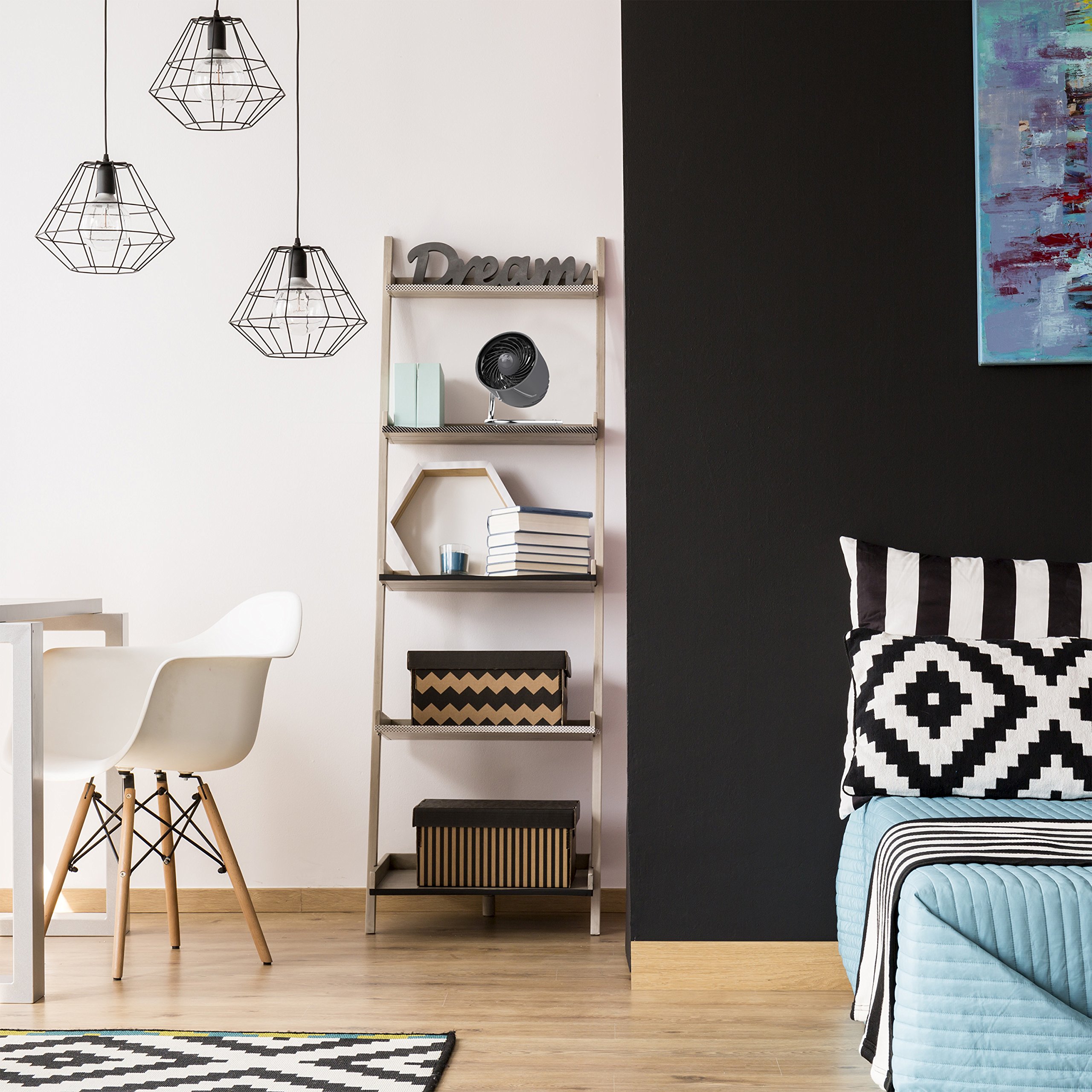 Foto 2 | Ventilador Circulador de Aire Vornado Gris Pivot 6 Pulgadas 3 Velocidades - Venta Internacional